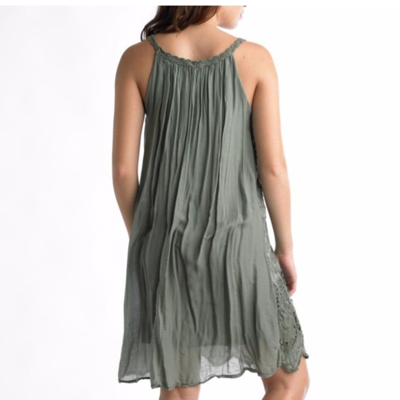 Italian Floral Embroidered Dress - Picture 4 of 8